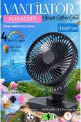Resim nextbuy Mini Fan Soğutucu Vantilatör Type-C Şarjlı Masa Üstü Klima Taşınabilir 4 Mod Hız Ayarlı Pervane 