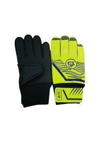 Resim Unes Futbol Kaleci Eldiveni Parmak Korumalı, Tutuş Güçlü, Yetişkin & Çocuk Beden Çok Renkli 