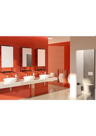 Resim VitrA Outline 5994B403-0016 Kare Tezgah Üstü Çanak Lavabo 45 CM 