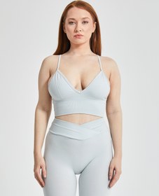 Resim Luma V Sports Bra - Buz Grisi 