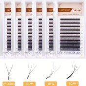 Resim 4D 5D 3D YY Kirpikler 0.07mm Yumuşak Yapay Vizon El Dokuma Kirpikler - Çok Boyutlu Hacim ve Kabarık Fanlar ile Dolgun Görünüm, Karışık Uzunluklar 6-15mm, Kuaför Kalitesinde Sahte Kirpikler, Hassas Uygulama | Dolgun Kirpikler | Esnek Kirpikler 