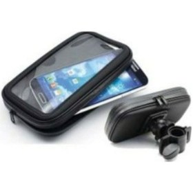 Resim Motosiklet Kapalı Telefon Tutucu Gidon Unıversal Suya Dayanıklı Motor Telefon Tutucu 