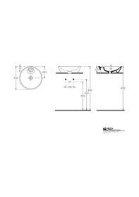 Resim İsvea Sistemay Soft Tezgahüstü Lavabo Çap 45 CM 10Sy65045Sv 