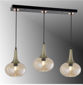 Resim Tt602-3s-sy-esk Tt Ayd. Mat Siyah - Eskitme 3 Lü Hunili Tom Avize Siyah - Eskitme 