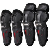 Resim Jokmae 4 Parça Off-road Diz+dirsek Seti Siyah Diğer 