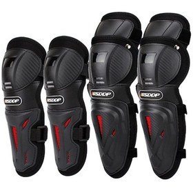 Resim Jokmae 4 Parça Off-road Diz+dirsek Seti Siyah Diğer 