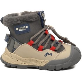 Resim Gri İçi Kürklü Soğuğa Dirençli Kaymaz Erkek Çocuk Bot 22672 P Gri 