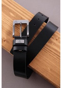 Resim No.onepaul Hakiki Deri Metal Tokalı Erkek Kemer 001 
