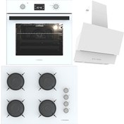 Resim Beyaz Ankastre Set (BO O6555C W - BH P7144C W - ARGEMON WW60) Termikel