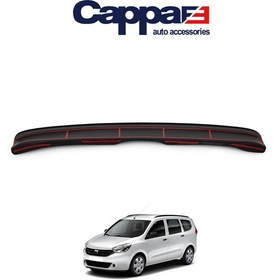 Resim Cappafe Dacia Lodgy Arka Tampon Eşiği Koruma Akrilik Abs 2013-› N11.2153 