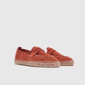 Resim Togo Kadın Casual Espadril Ayakkabı [060034], Kiremit Süet, 39 