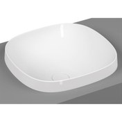 Resim VitrA Frame 5654b403-0016 Tezgah Üstü Kare Lavabo, Clean, 41 Cm, Beyaz 