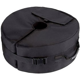 Resim Moveevo Siyah 900d Oxford Kumaş Çadır/şemsiye Sabitleyici Kumu Torbası, 46x15cm, 8cm Delik Çapı, Rüzgar Dayanıklı, Taşınabilir Hg0043 