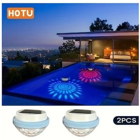 Resim Cloudstore 2 Adet Solar Havuz Işığı Yüzer Led Dekoratif Havuz Gölet Aydınlatma 