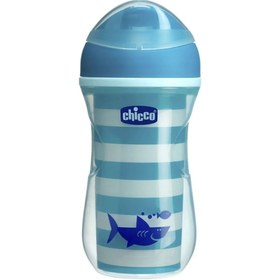 Resim Chicco Isı Yalıtımlı Active Bardak 14m+ - Mavi / 266 ML 