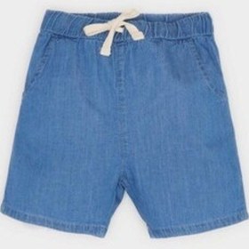 Resim DeFacto Erkek Bebek Beli Lastikli Jean Şort E6837A525SMBE394 Mavi 