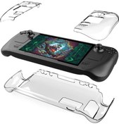 Resim Konsol İstasyonu Steam Deck Koruyucu Sert Şeffaf Kapak 