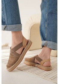 Resim Trendella Kadın Vizon Espadril Ayakkabı Tr19my01d Kırmızı 