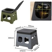 Resim Besthome1 Kamp Ve Seyahat İçin Katlanabilir Taşınabilir Tuvalet, 150kg Taşıma Kapasiteli, Hijyenik, Kokusuz 