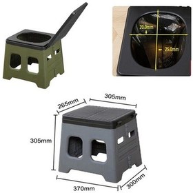 Resim Besthome1 Kamp Ve Seyahat İçin Katlanabilir Taşınabilir Tuvalet, 150kg Taşıma Kapasiteli, Hijyenik, Kokusuz 