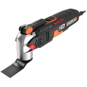 Resim Worx WX681 450Watt Profesyonel Çok Amaçlı Devir Ayarlı Kesme Raspalama ve Zımpara + 39 Adet Aksesuar 