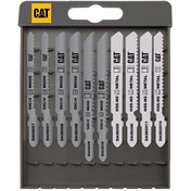 Resim Cat DA06901 10 Parça Profesyonel Metal/Ahşap Hassas/Kaba Kesim Dekupaj Testere Ucu 