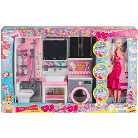 Resim Nilly Toys OYD-02393 Bebek ile Banyo Seti Oyun Zamanı -Oydaş Oyuncak 