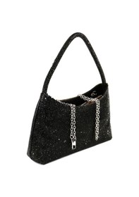 Resim Keeba Gold Abiye Çanta. Taşlı Abiye Çanta. Kadın Abiye Çanta. Abiye Çanta Gold. Altın Davet Düğün Çantası. Siyah 