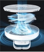 Resim Usb Güç Bankası Tavan Vantilatörü 3 Dişli Duvar Ventilador, Beyaz 0765 Beyaz 