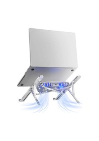 Resim Powermaster Pm-24572 Çift Fanlı Taşınabilir Alüminyum Notebook Soğutucu Stand 
