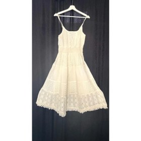 Resim Aashiv's Collection Plaj Elbisesi Pamuklu Askılı 