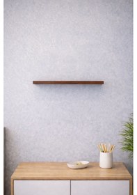 Resim Barok Duvar Rafı Uçan Raf Gizli Raf Ceviz 