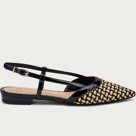 Resim Frau Kadın Sandalet 63R1 Frau TWO-TONE RAFFIA SLINGBACKS 