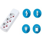 Resim Evvano Topraklı 3lü Priz 10 Metre 