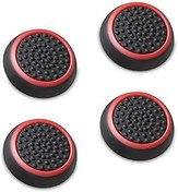 Resim Fosmon [4] Analog Stick Joystick Controller için Performance baş parmak eklentisi PS4 | PS3 | Xbox One | Xbox One S | Xbox 360 | Wii U (Siyah ve Mavi) A1668 