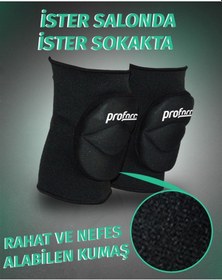 Resim Proforce Vd10 Voleyol Dizliği Vd10xl Siyah 