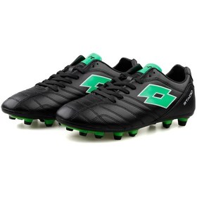 Resim Lotto Stadio Fg 2pr Siyah/yeşil Erkek Çim Zemin Kramponu 10119265 001 