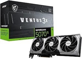 Resim MSI VGA GEFORCE RTX 5070 TI 16G VENTUS 3X RTX5070TI 16GB GDRR7 256 B DX12 PCIE 5.0 X16 (3XDP 1XHDMI) 