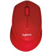 Resim Logıtech M330 Sessiz Kablosuz Usb Optik Mouse Kırmızı 910-004911 
