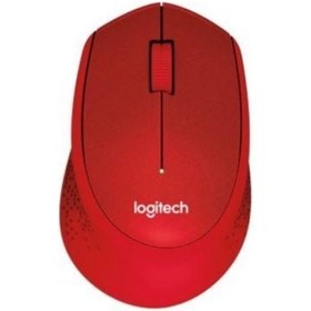 Resim Logıtech M330 Sessiz Kablosuz Usb Optik Mouse Kırmızı 910-004911 