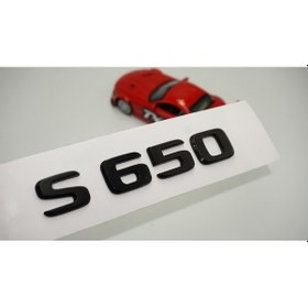 Resim S 650 Bagaj Parlak Siyah ABS 3M 3D Yazı Logo 