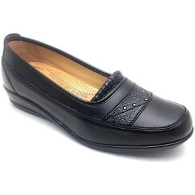 Resim Derilax Hafif Rahat Ortopedik Bayan Anne Ayakkabısı Siyah 