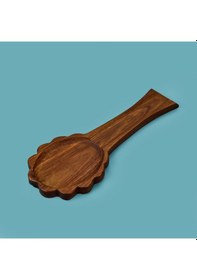Resim Akasya Kaşık Altlığı - Kahverengi - 32 Cm 
