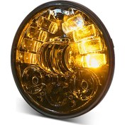 Resim Reedark 5,75 İnç Led Motosiklet Farı - 5 Aydınlatma Modu, 50.000 Saat Ömür, Ip67 Su Geçirmez 112 Karakter 