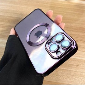 Resim m.tk moveteck Iphone 11 Pro Uyumlu Kılıf Kamera Lens Tam Korumalı Orta Logo Gösterir Halkalı Şeffaf Kapak 