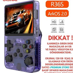 Resim Prest R36s Oyun Konsolu El Atarisi Arkos Işletim Sistemi 128 Gb Hafıza 21.000 Oyun 3.5 Inch Ekran 