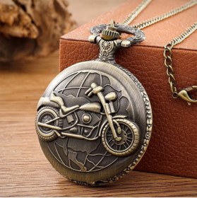 Resim Genel Markalar Motor Tasarımlı Köstekli Antika Saat 