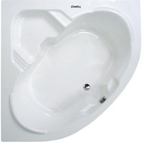 Resim Renkli Oturmalı Küvet | Jakuzi | Kabataş | Sanacryl - 145x145 / Siyah / 1 Kişilik 