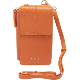 Resim Turuncu Deri Kadın El Çantası - S25Y1BC80438-J35 