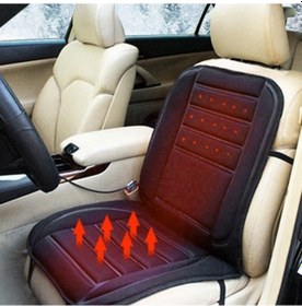Resim Didadodo Araba Otomatik Isıtmalı Yastıklı Ped Kaymaz Sıcak Koltuk Minderi Kapak Isıtıcı 12v 